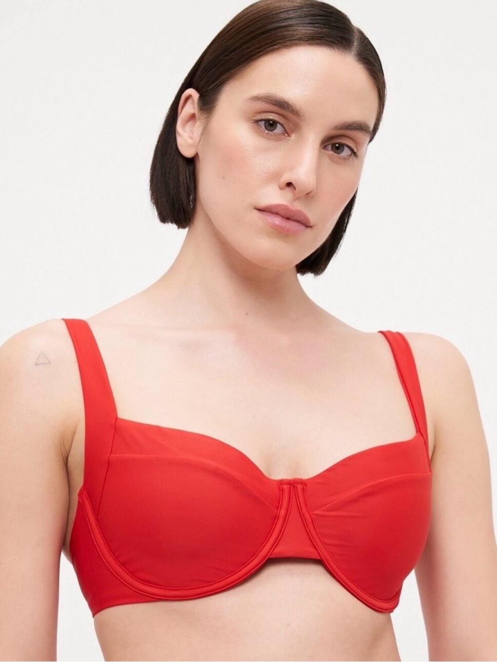 Abercrombie & Fitch Red Underwire Bikini Top
